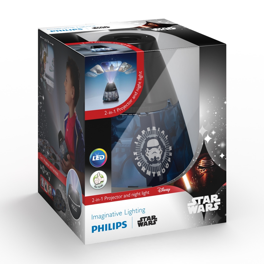 Philips 71769/99/16 - Projecteur enfant STAR WARS LED/0,1W/3xAA