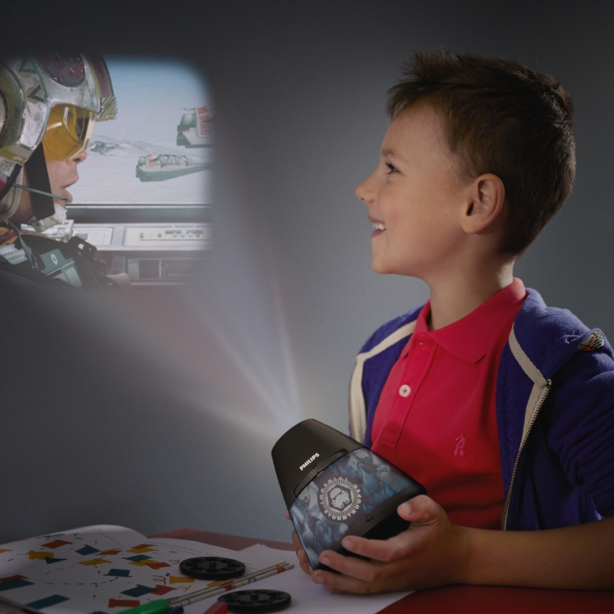 Philips 71769/99/16 - Projecteur enfant STAR WARS LED/0,1W/3xAA