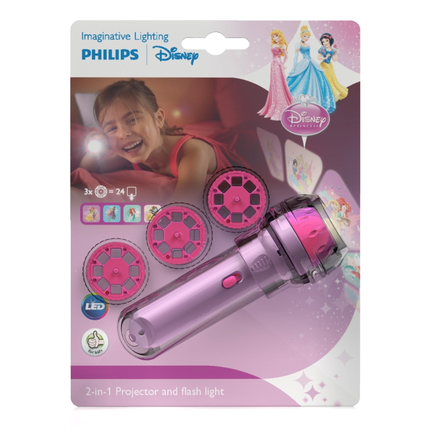 Veilleuse projecteur - lampe torche Princesse Raiponce de Disney