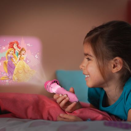 Philips 71788/28/16 - Lampe de poche et projecteur enfant DISNEY PRINCESSE LED/3xLR44