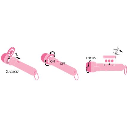 Philips 71788/28/16 - Projecteur enfant DISNEY PRINCESS LED/3xLR44
