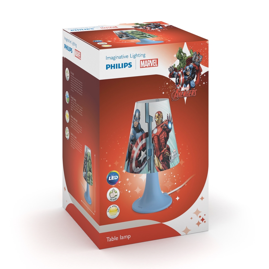 Philips 71795/36/16 - Lampe de table enfant AVENGERS LED/2,3W/230V