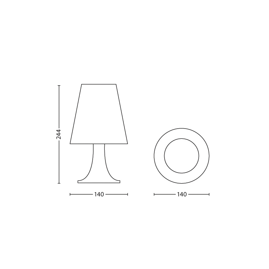 Philips 71795/36/16 - Lampe de table enfant AVENGERS LED/2,3W/230V