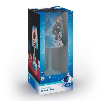 Philips 71796/08/16 - Lampe de table enfant DISNEY REINE DES NEIGES LED/0,6W/3xAA