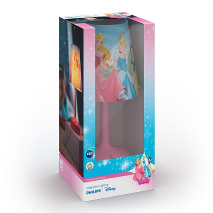 Philips 71796/28/16 - Lampe de table enfant DISNEY PRINCESSES LED/0,6W/3xAA