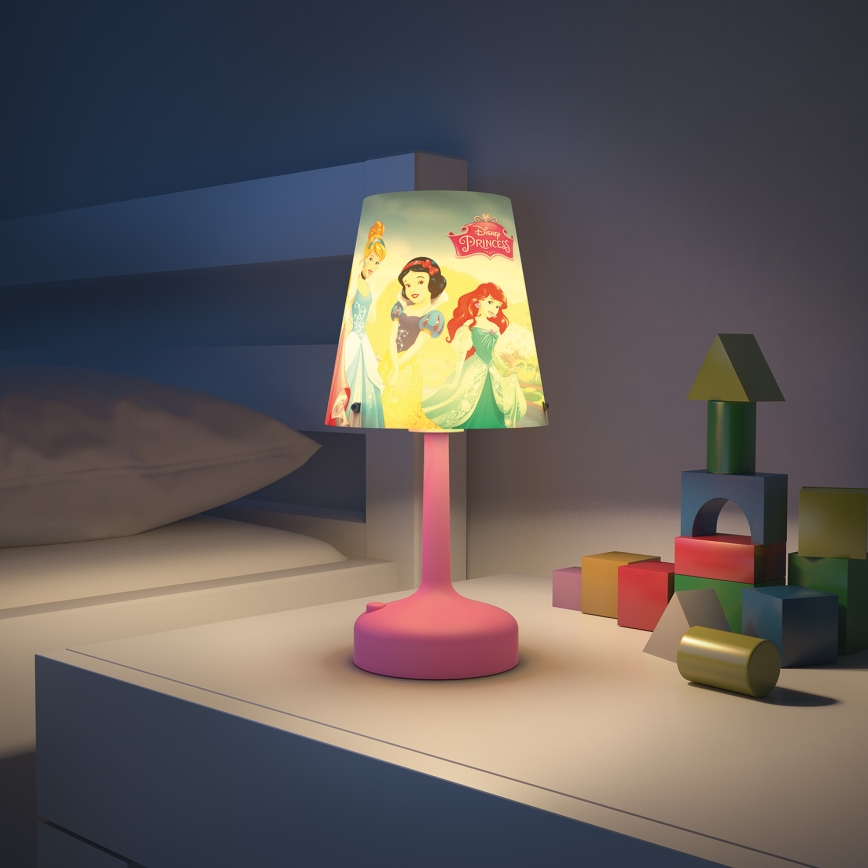 Lampe de Table en dentelle rose princesse à Led sur pied