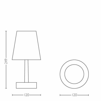 Philips - Lampe de table LED enfant 1xLED/0,6W