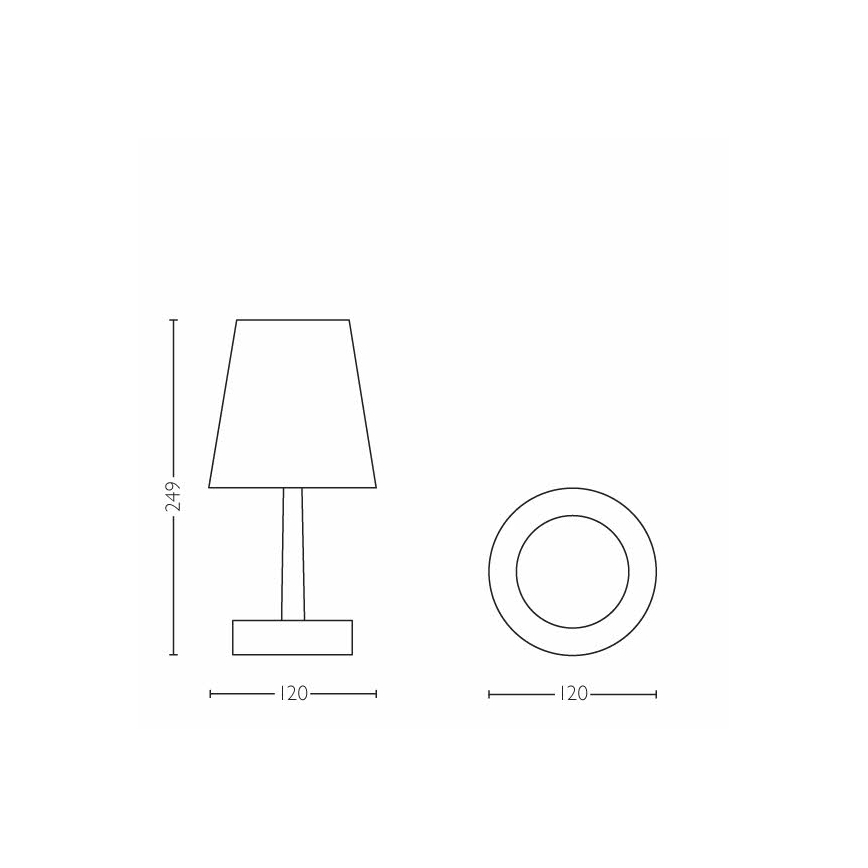 Philips 71796/30/P0 - Lampe de table LED enfant STAR WARS STORMTROOPER 1xLED/0,57W
