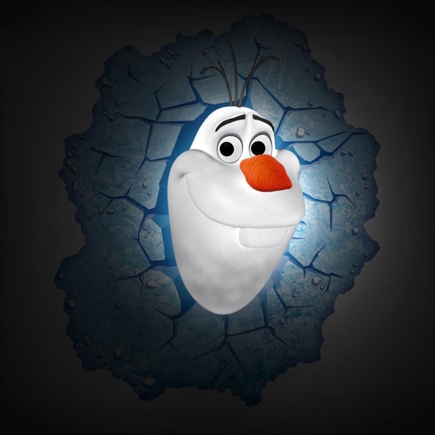 Philips 71801/08/16 - Applique murale enfant 3D DISNEY FROZEN OLAF LED/3xAA