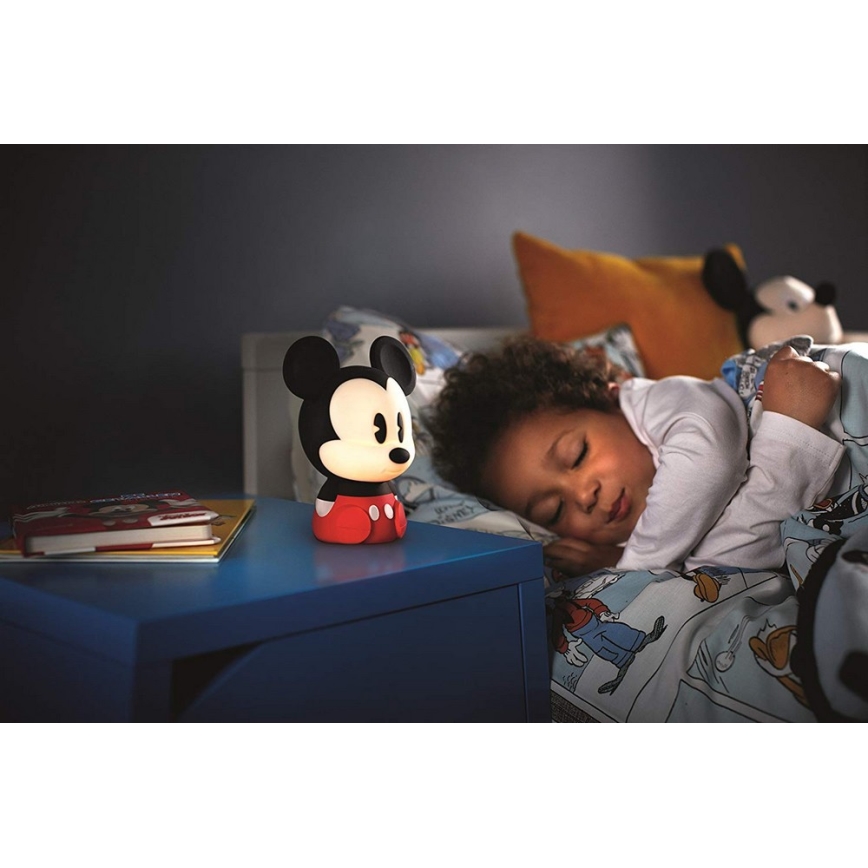 Philips 71883/30/PO - Luminaire LED pour enfant DISNEY MICKEY MOUSE LED/0,1W/USB