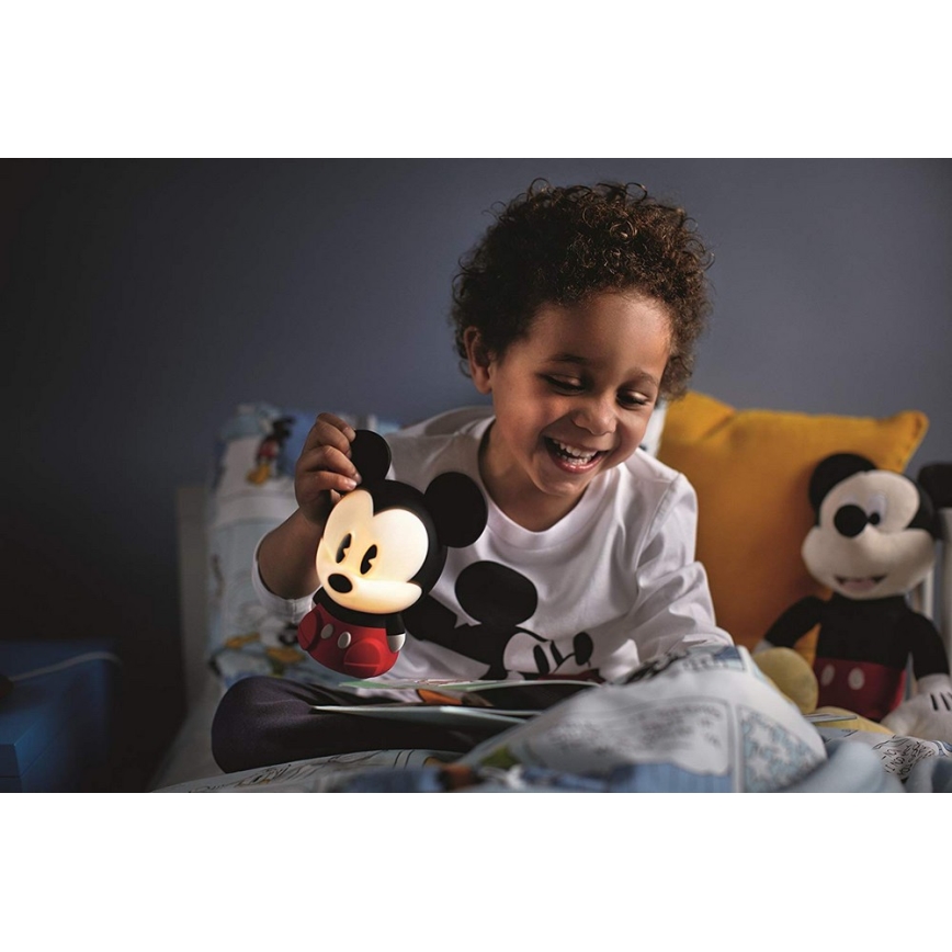 Philips 71883/30/PO - Luminaire LED pour enfant DISNEY MICKEY MOUSE LED/0,1W/USB