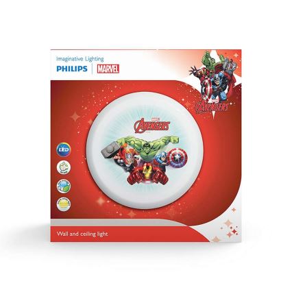 Philips 71884/35/P0 - Applique murale LED enfant AVENGERS LED/10W/230V
