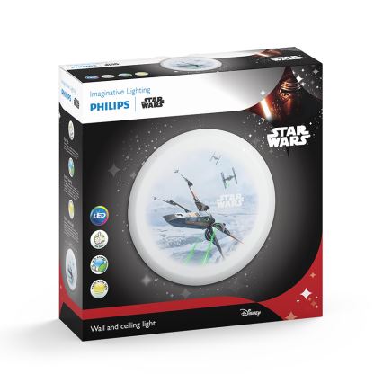 Philips 71884/51/P0 - Applique murale LED enfant STAR WARS 4xLED/2,5W/230V