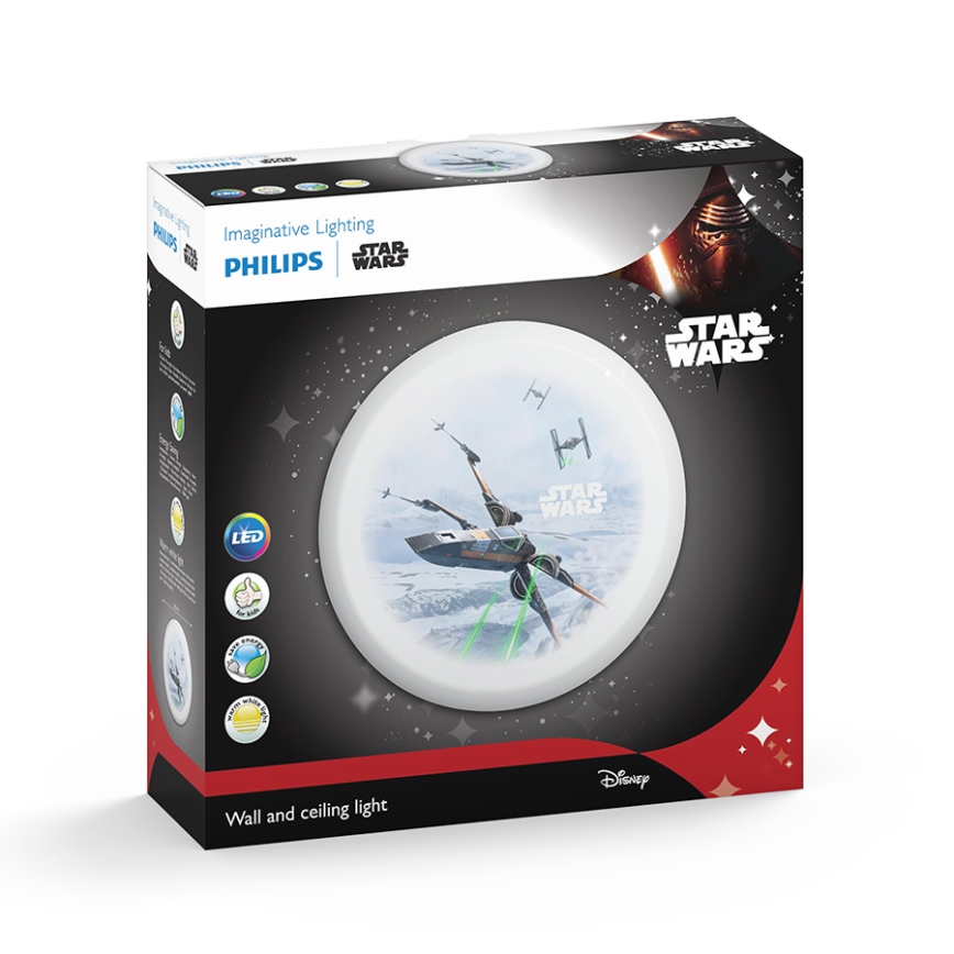 Philips 71884/51/P0 - Applique murale LED enfant STAR WARS 4xLED/2,5W/230V