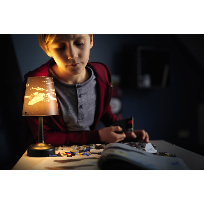 Philips 71888/30/16 - Lampe de table enfant STAR WARS SPACESHIPS 1xLED/0,57W/3xAA