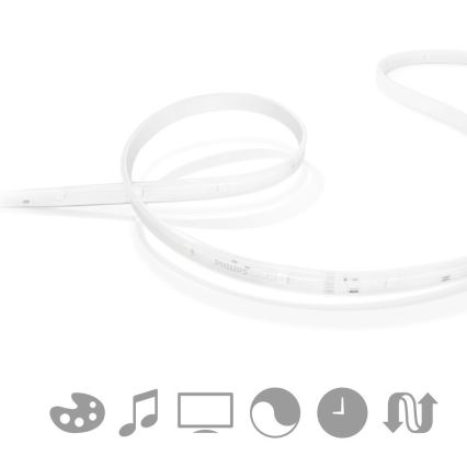 Philips - Ruban LED RVB à intensité variable Hue LIGHTSTRIP 2m