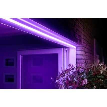 Philips – Ruban RVB LED Hue Ambiance blanche et couleurs Extension extérieur 5 m IP67