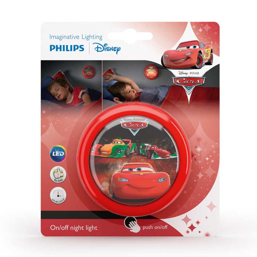 Philips 71924/32/16 - Lampe tactile enfant DISNEY CARS LED/0,3W/2xAAA