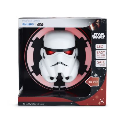 Philips 71937/31/P0 - Veilleuse LED enfant STAR WARS STORMTROOPER 2xLED/0,2W/3V