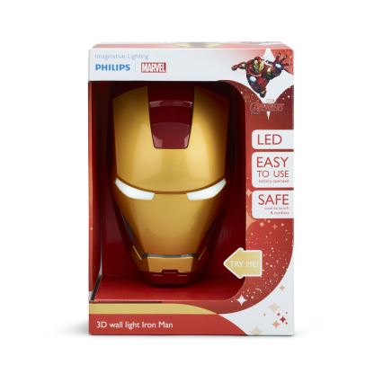 Philips 71939/55/P0 - Veilleuse LED enfant IRON MAN 2xLED/0,2W/3V