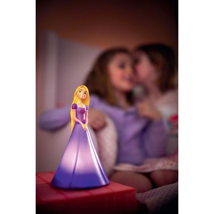 Philips 71944/20/P0 - Lampe de table LED enfant PRINCESS RAPUNZEL 2xLED/0,2W/3V