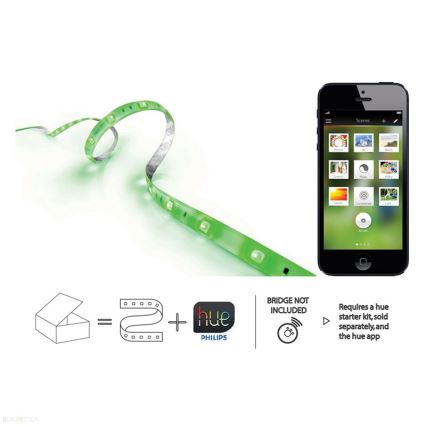 Philips - Ruban LED RGB Hue LIGHTSTRIP 2m
