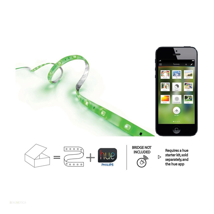 Philips - Ruban LED RGB Hue LIGHTSTRIP 2m