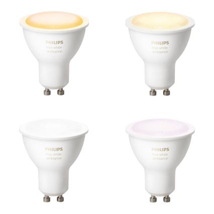 Philips 8718696598283 - Ampoule LED à intensité modulable HUE 1xGU10/5,5W