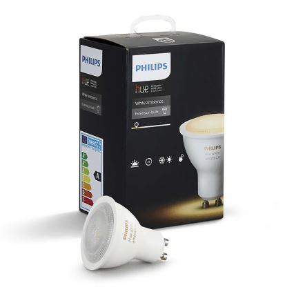 Ampoule LED RVB à intensité variable Philips Hue WHITE AMBIANCE 1xGU10/5,5W/230V