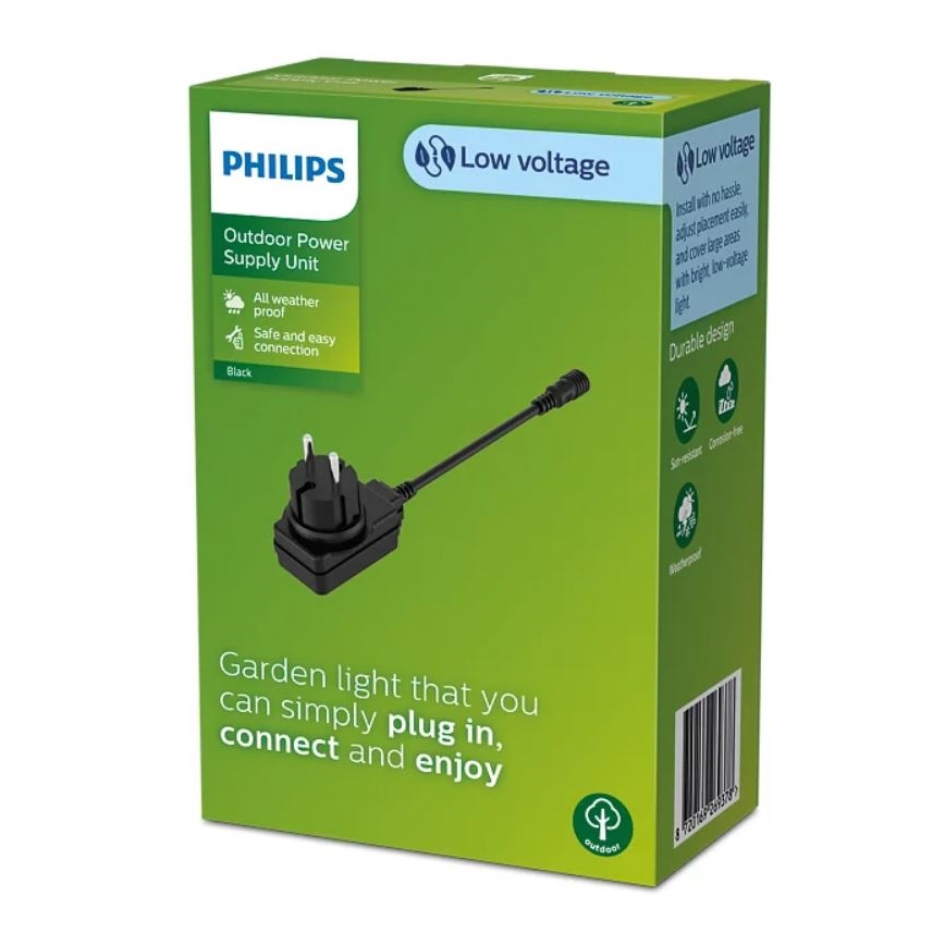 Philips - Adaptateur secteur extérieur GARDENLINK 12W/24/230V IP44