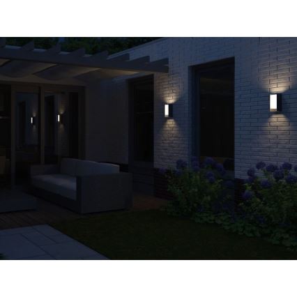 Philips - Applique murale d'extérieur avec un détecteur BRIDGE 1xE27/15W/230V IP44