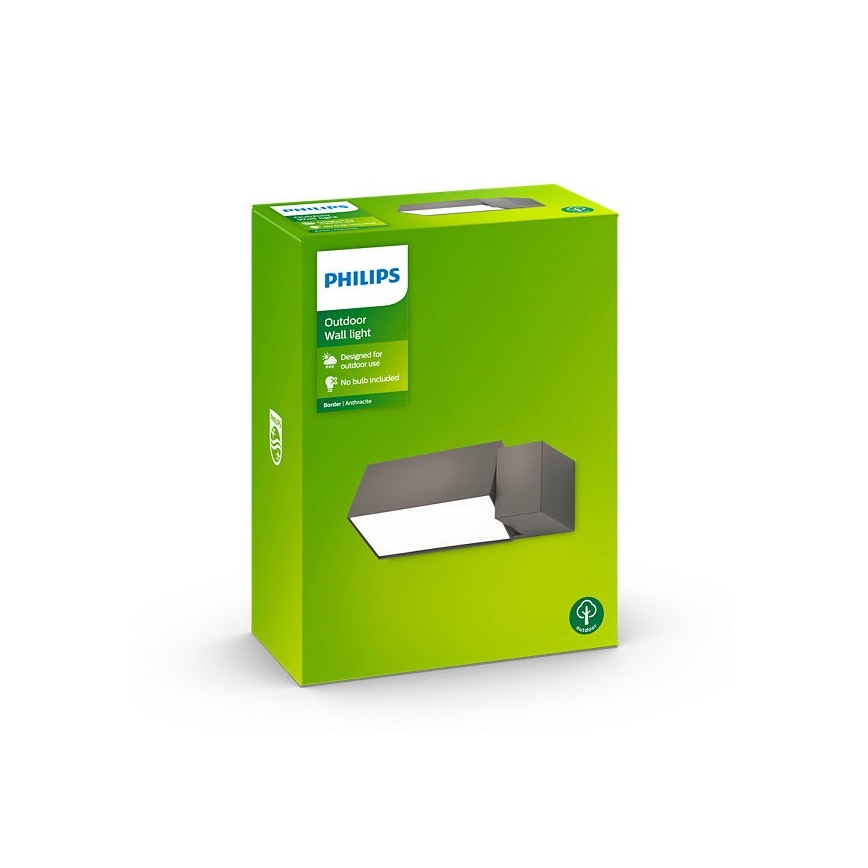 Philips - Applique murale d'extérieur 1xE27/23W/230V IP44 anthracite