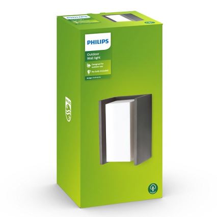 Philips - Applique murale d'extérieur BRIDGE 1xE27/15W/230V IP44