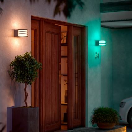 Philips - Applique murale d'extérieur Hue LUCCA LED RVB dimmable 1xE27/8,1W/230V 1000-20000K IP44
