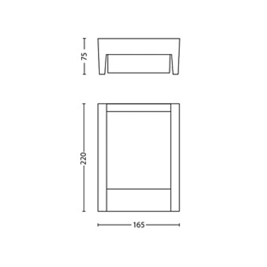 Philips - Applique murale extérieure ARBOUR LED/3,8W/230V 2700K IP44
