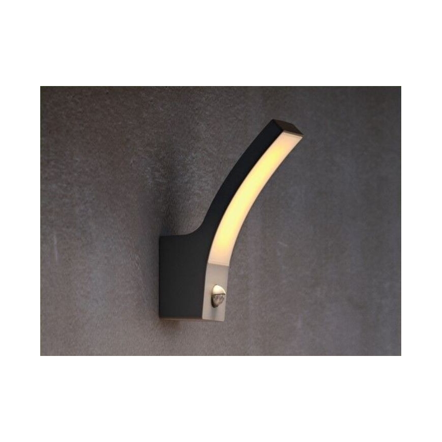 Philips-Applique murale extérieure avec un détecteur LED/12W/230V 2700K IP44