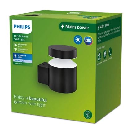 Philips - Applique murale extérieure LAVEN LED/6W/230V 4000K IP44