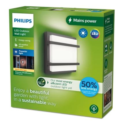 Philips - Applique murale extérieure PETRONIA LED/3,8W/230V IP44