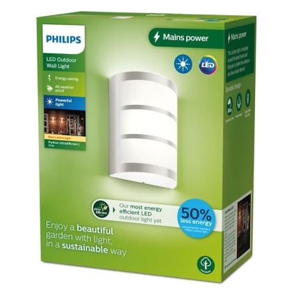 Philips - Applique murale extérieure PYTHON LED/3,8W/230V IP44