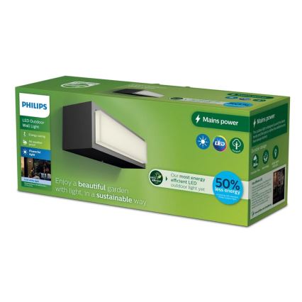 Philips - Applique murale extérieure STRATOSPHERE LED/3,8W/230V 4000K IP44