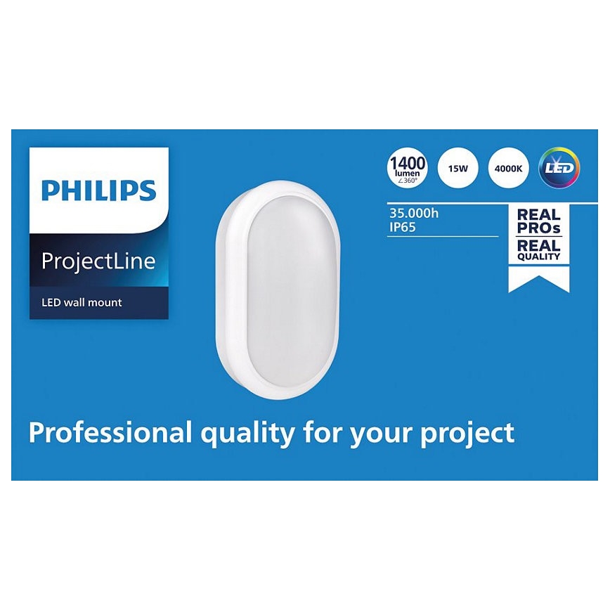 Philips - Applique murale LED PROJECTLINE LED/15W/230V IP65