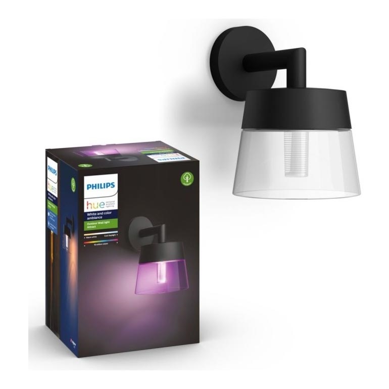 Philips - Applique murale LED RGBW extérieur à intensité variable Hue ATTRACT LED/8W/230V 2000-6500K IP44