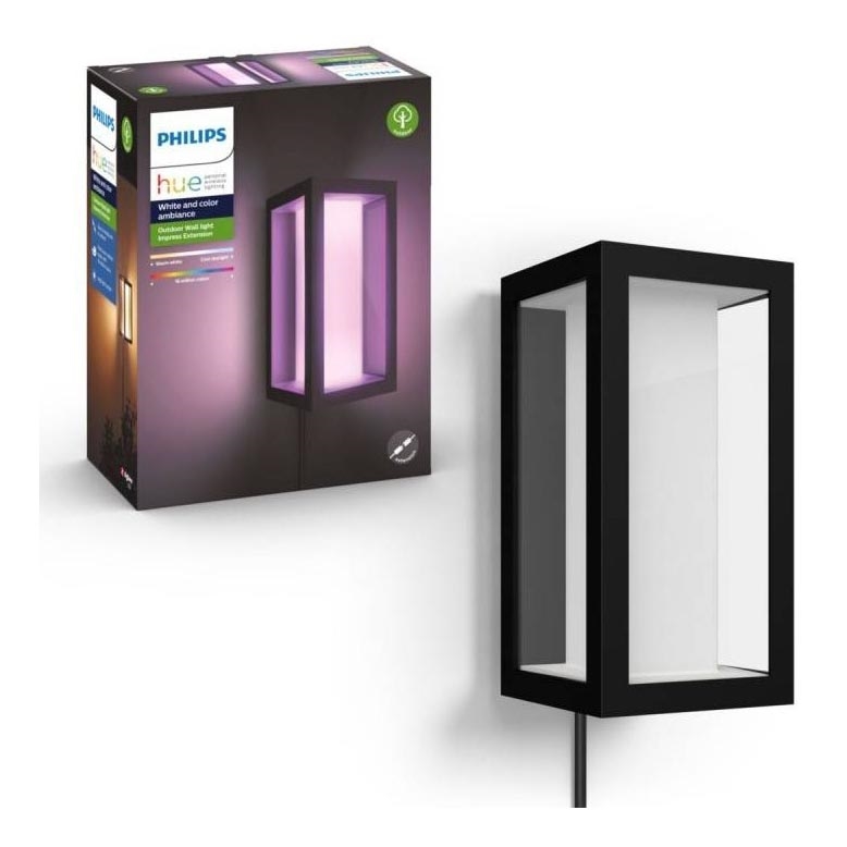 Philips - Applique murale LED RGBW extérieure à intensité variable Hue IMPRESS 2xLED/8W/24V 2000-6500K IP44