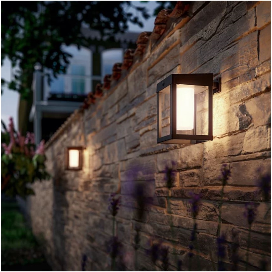 Philips - Applique murale solaire avec détecteur CAMILL LED/1,4W/3,7V 2000 mAh IP44
