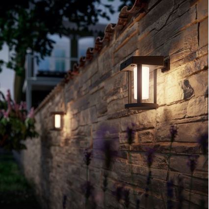 Philips - Applique murale solaire avec détecteur CAMILL LED/1,4W/3,7V 2000 mAh IP44