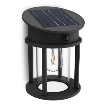 Philips - Applique murale solaire avec détecteur de mouvement et de crépuscule GERI LED/3,2W/3,7V 2600 mAh 2700K IP44