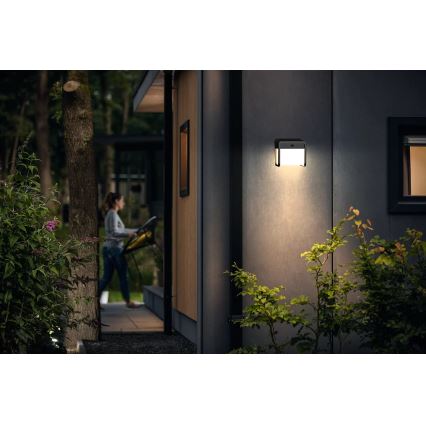Philips - Applique murale solaire avec détecteur EZRA LED/1,8W/3,7V 2600 mAh 3000K IP44