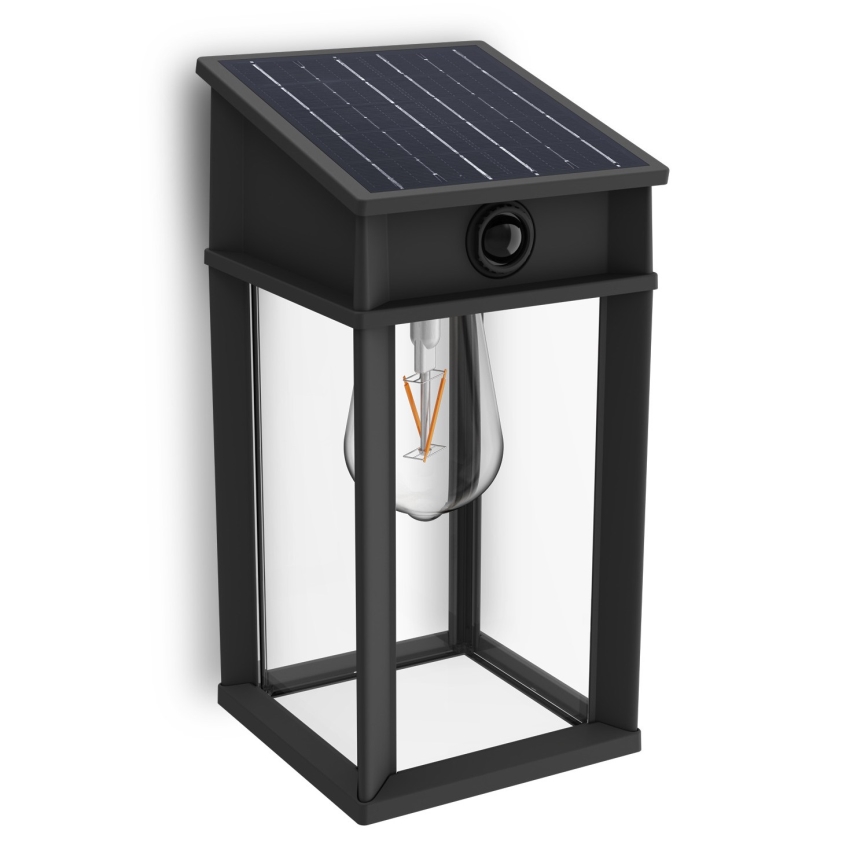 Philips - Applique murale solaire avec détecteur GERI LED/3,2W/3,7V 2600 mAh 2700K IP44