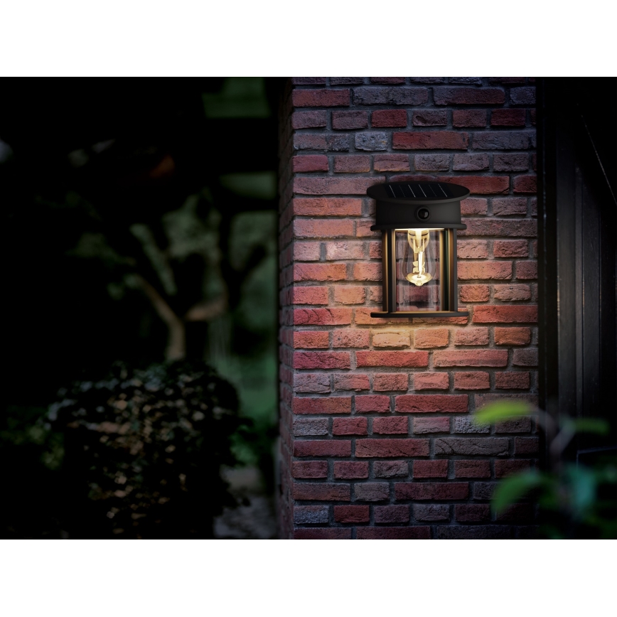 Philips - Applique murale solaire avec détecteur GERI LED/3,2W/3,7V 2600 mAh 2700K IP44