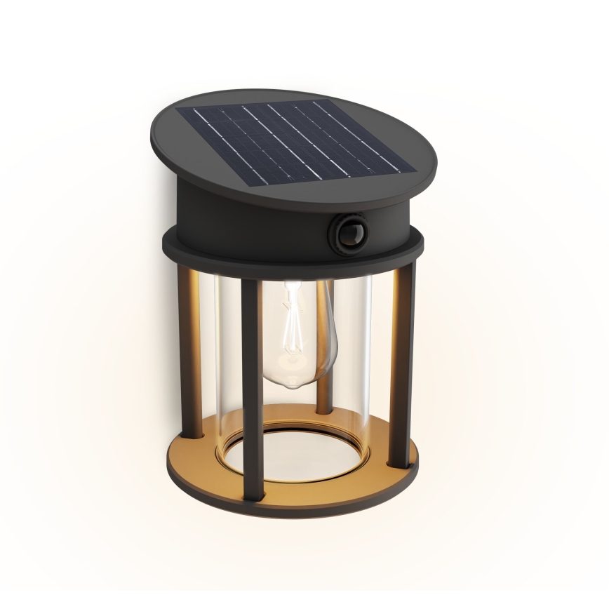 Philips - Applique murale solaire avec détecteur GERI LED/3,2W/3,7V 2600 mAh 2700K IP44